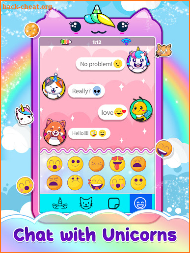 Kids Baby Unicorn Phone Game screenshot