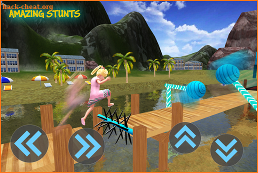 Kids Beach impossible Water Stunts Race screenshot