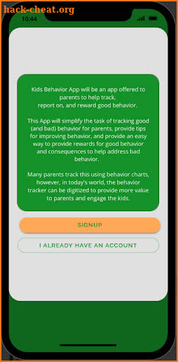 Kids Behavior screenshot