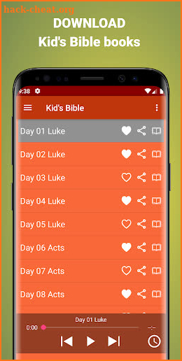 Kid's Bible app: audio book offline & free stories screenshot