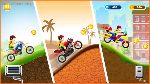 Kids Bike Uphill Racing Fun screenshot
