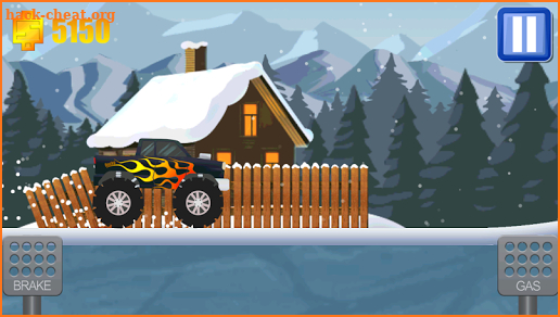 Kids car: Snow racing screenshot