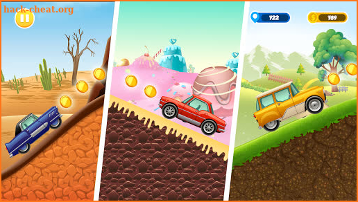 Kids Car Uphill Racing Games screenshot
