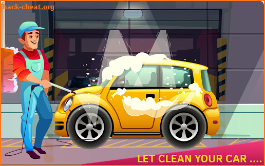 Kids Car wash Service Spa Games: Garage Cleaning screenshot