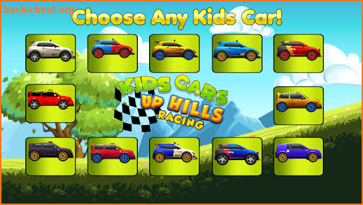 Kids Cars Up Hills Racing: Games for Preschoolers screenshot