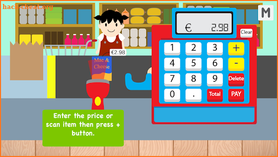 Kids Cash Register Grocery screenshot