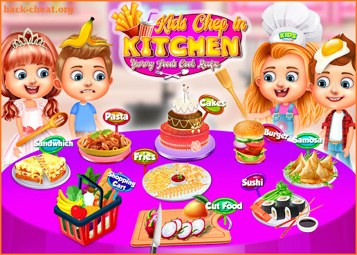 Kids Chef in Kitchen - Yummy Foods Cook Recipe screenshot