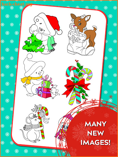Kids Christmas Coloring Pages screenshot