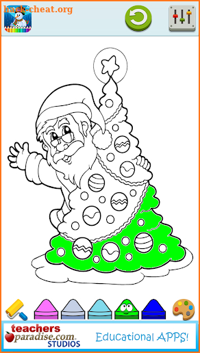 Kids Christmas Coloring Pages screenshot