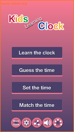 Kids Clock Learning - Learn Time telling for Kids screenshot