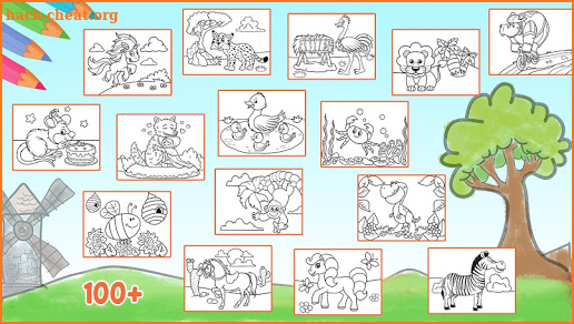 Kids Coloring Book 🖍️📚🖌️- Animals screenshot