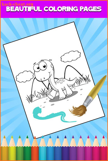 Kids Coloring Book Dinosaurs screenshot