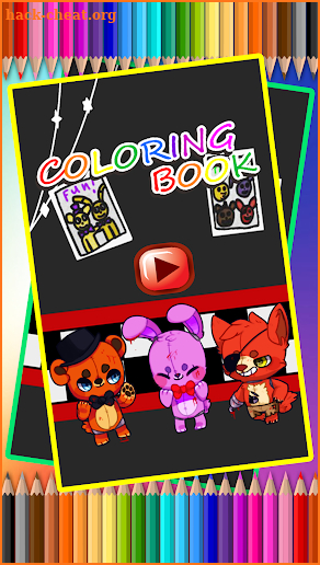 Kids Coloring Book Five Nights screenshot