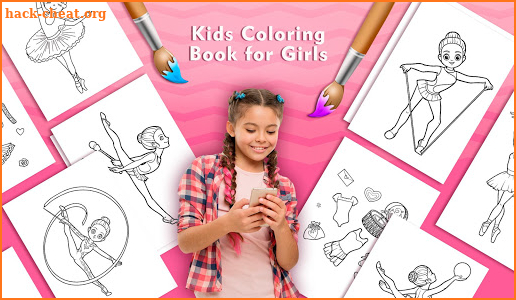 Kids Coloring Book for Girls screenshot