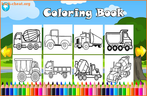 Kids Coloring Book - for Truck tractor screenshot