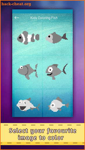 Kids Coloring Fish - Pixel Draw Art screenshot