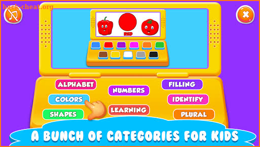 Kids Computer – Alphabet, Numbers, Colors, Shapes. screenshot