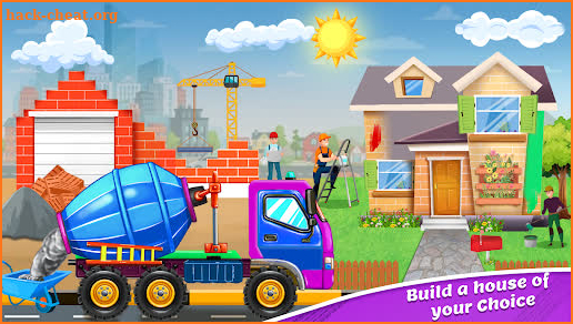 Kids Construction Truck Games screenshot