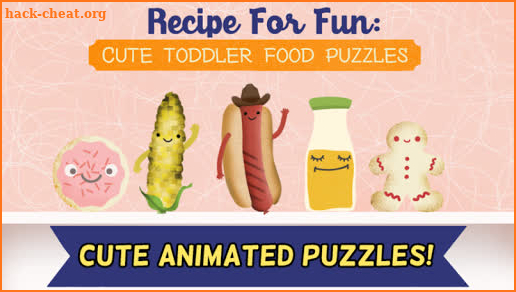 Kids Cute and Fun Food Puzzles screenshot
