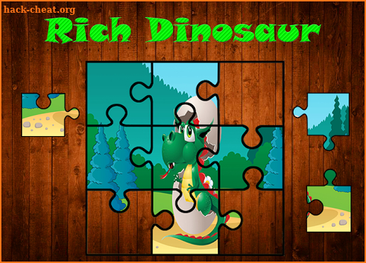 Kids Dino Cartoon Jigsaw Puzzle screenshot