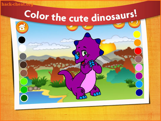 Kids Dinosaur Coloring Pages - Free Dino Game screenshot