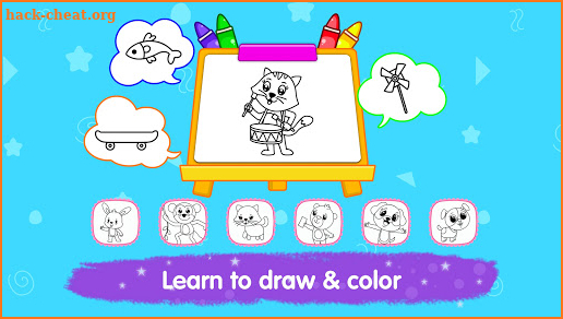 Kids Drawing & Coloring Games screenshot