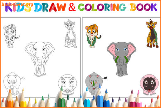 Kids Drawing Book & Coloring Book screenshot