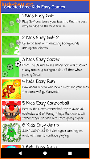 Kids Easy Games screenshot