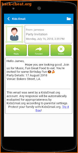Kids Email - Email for Kids! screenshot