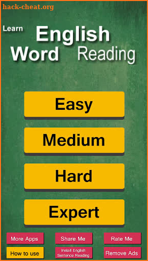 Kids English Word Reading (Learn how to pronounce) screenshot