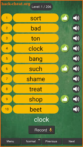 Kids English Word Reading (Learn how to pronounce) screenshot