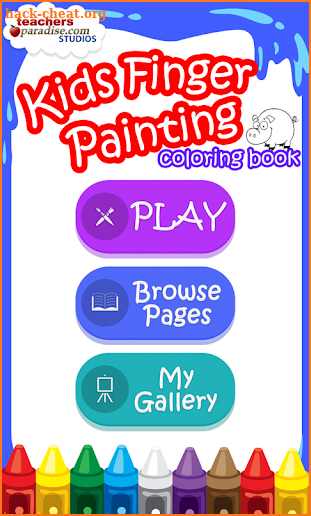 Kids Finger Painting Coloring screenshot