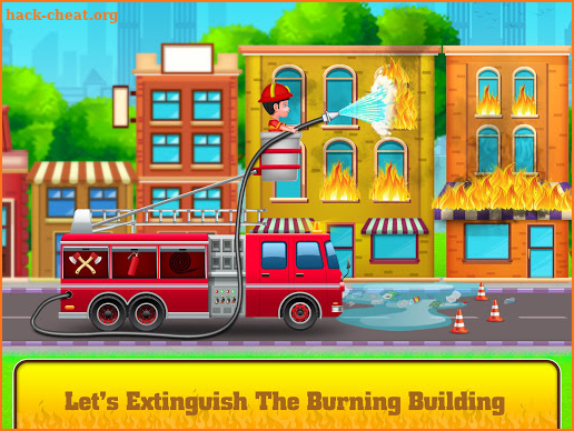 Kids Firefighter: Fire Rescue And Car Wash Garage screenshot