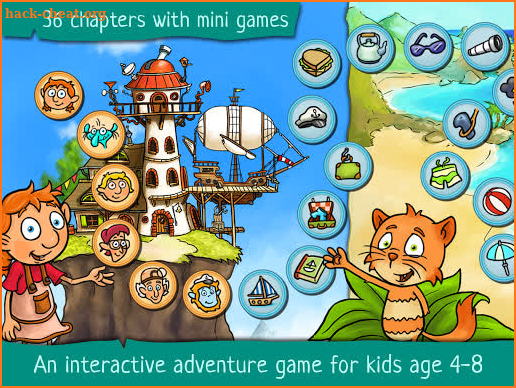 Kids Games and Story - The Zwuggels Beach Holidays screenshot