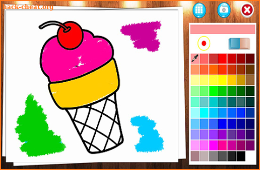 Kids Ice Cream - Coloring Book Education screenshot