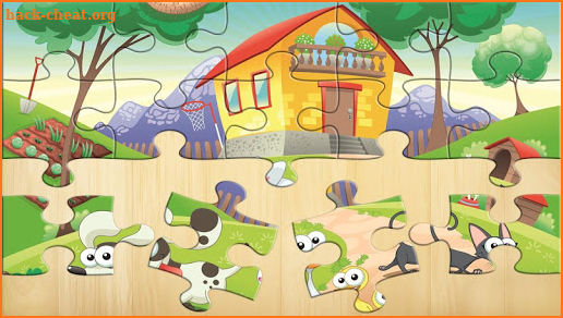 Kids Jigsaw Puzzle - Wooden Theme screenshot