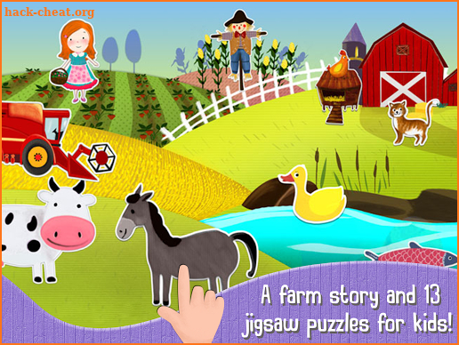 Kids Jigsaw Puzzles: Farm Animals & Vehicles screenshot