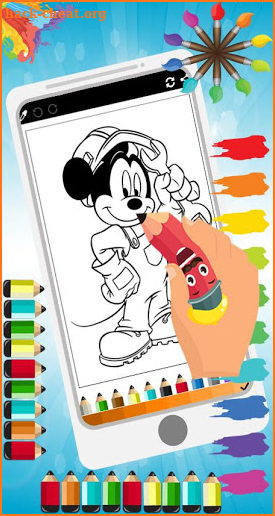 Kids Mickey Coloring Book Mouse screenshot