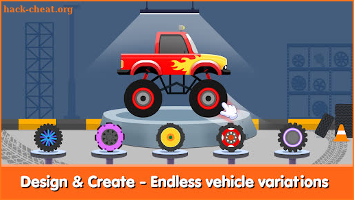 Kids Monster Truck Games 2+ screenshot