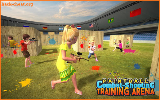 Kids Paintball Combat Shooting Training Arena screenshot