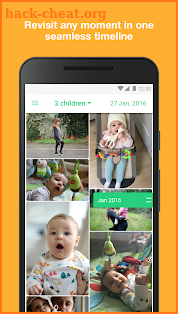 Kids’ photo journal for family by Lifecake Ltd. screenshot