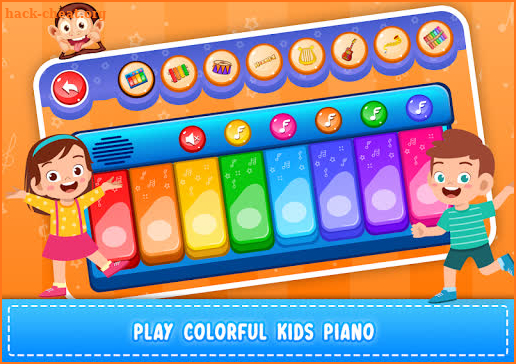 Kids Piano: Animal Sounds & musical Instruments screenshot