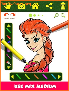 Kids Princess Coloring Book screenshot