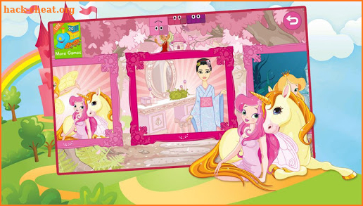 Kids Princess Sliding Puzzle screenshot