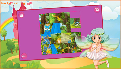 Kids Princess Sliding Puzzle screenshot