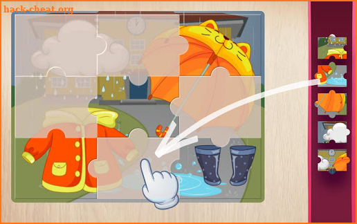 Kids puzzle for preschool education - Clothes 👔👗 screenshot