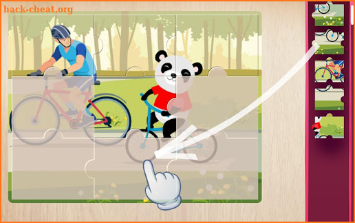 Kids puzzle for preschool education - Panda 🐼 screenshot