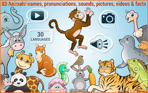 Kids Puzzle - learn 82 animals screenshot
