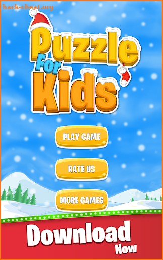 Kids Puzzles - Christmas Jigsaw game 🎄🎄 screenshot