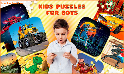 Kids Puzzles for Boys screenshot